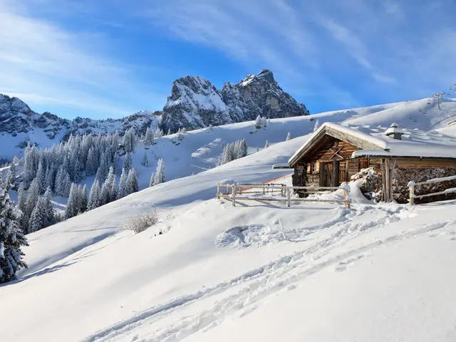 Eine zauberhafte Schneelandschaft auf dem Breitenberg in Pfronten.