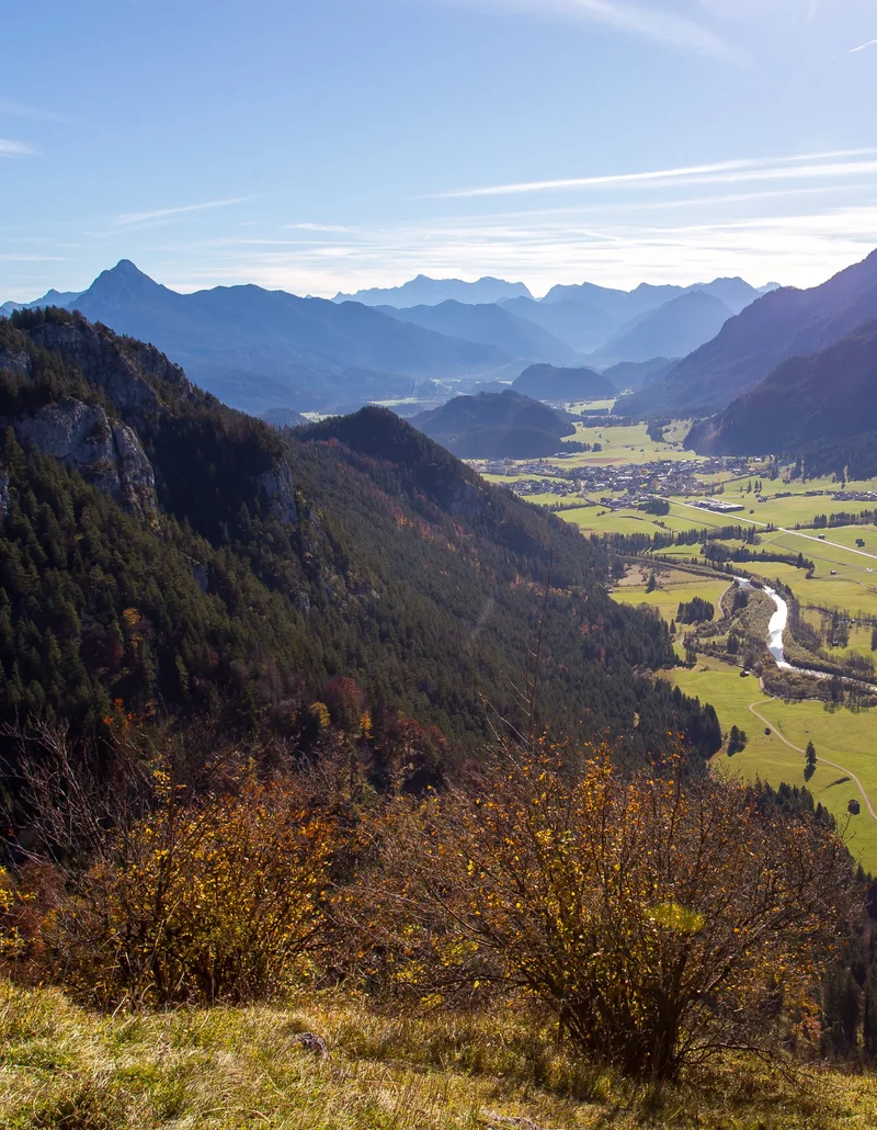 Blick von Burgruine Falkenstein