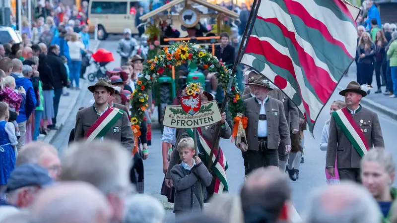 Der Viehscheid Umzug in Pfronten.