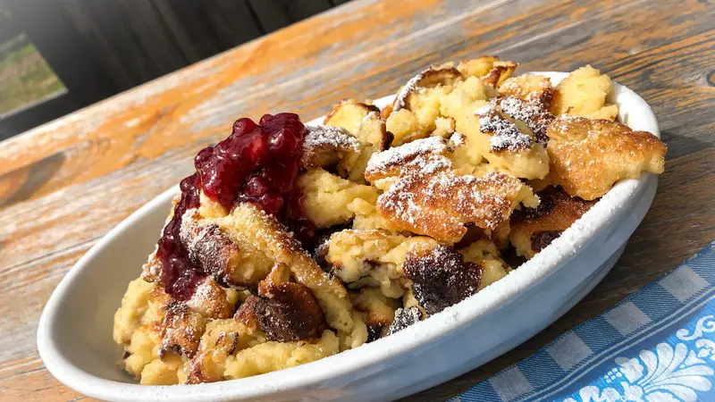 Traditioneller Kaiserschmarren.