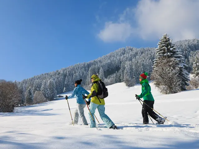 Touren durch den Tiefschnee in Pfronten