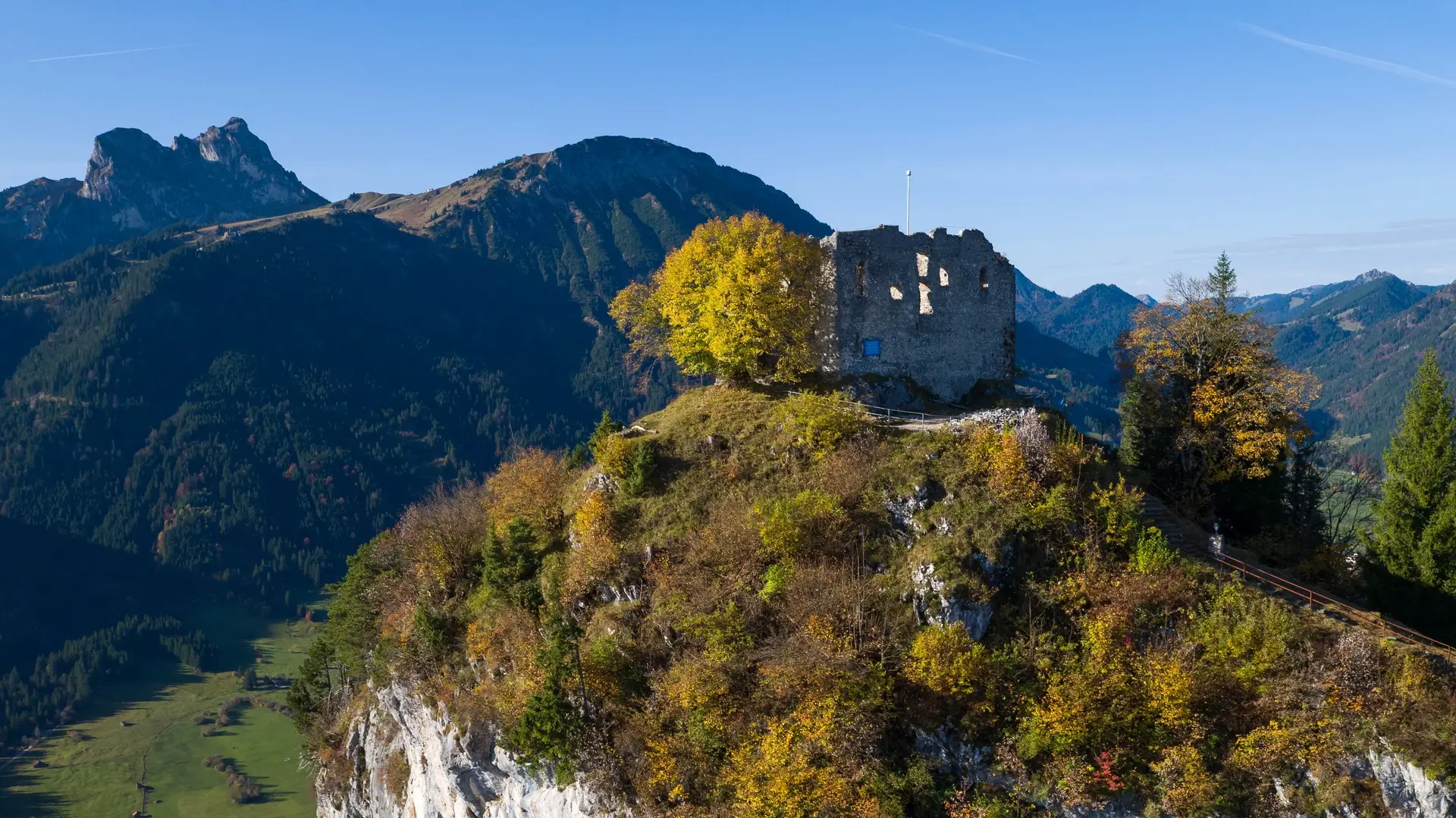 Burgruine Falkenstein in Pfronten im Allgäu