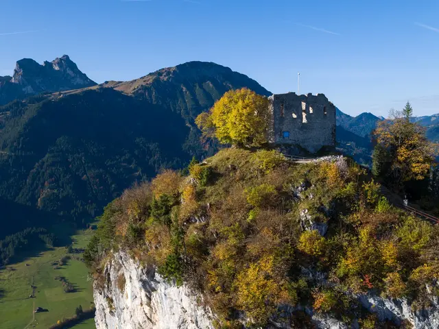 Burgruine Falkenstein in Pfronten im Allgäu