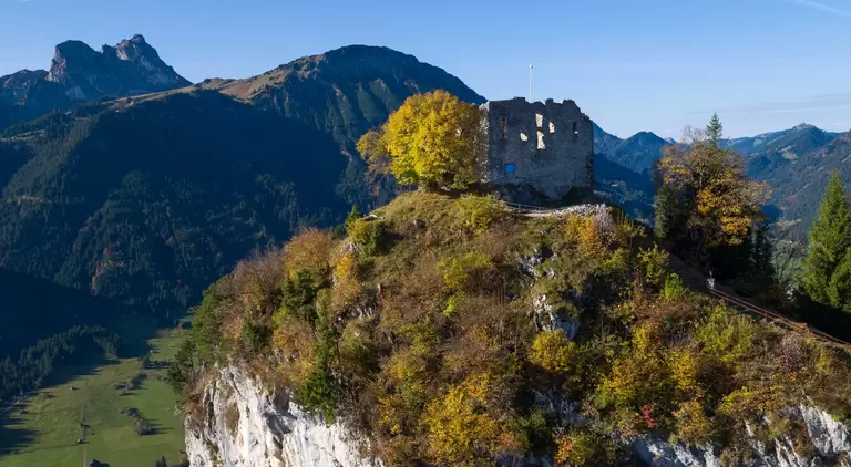 Burgruine Falkenstein in Pfronten im Allgäu