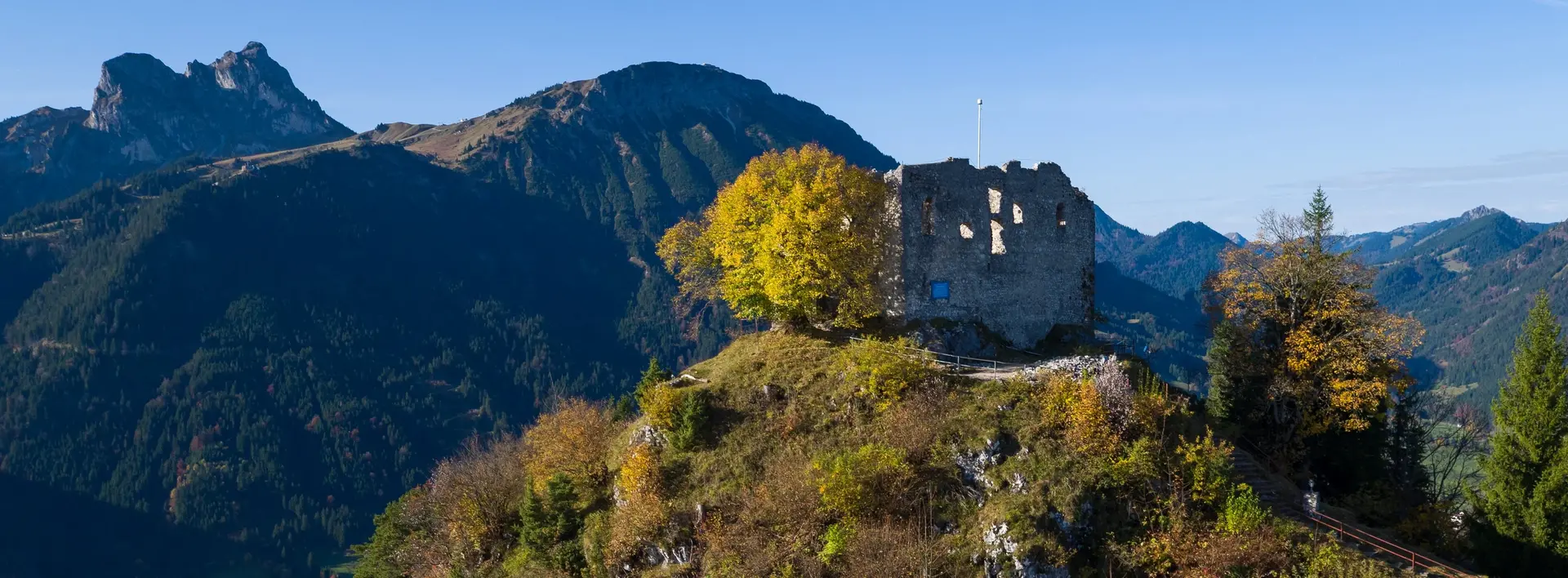 Burgruine Falkenstein in Pfronten im Allgäu