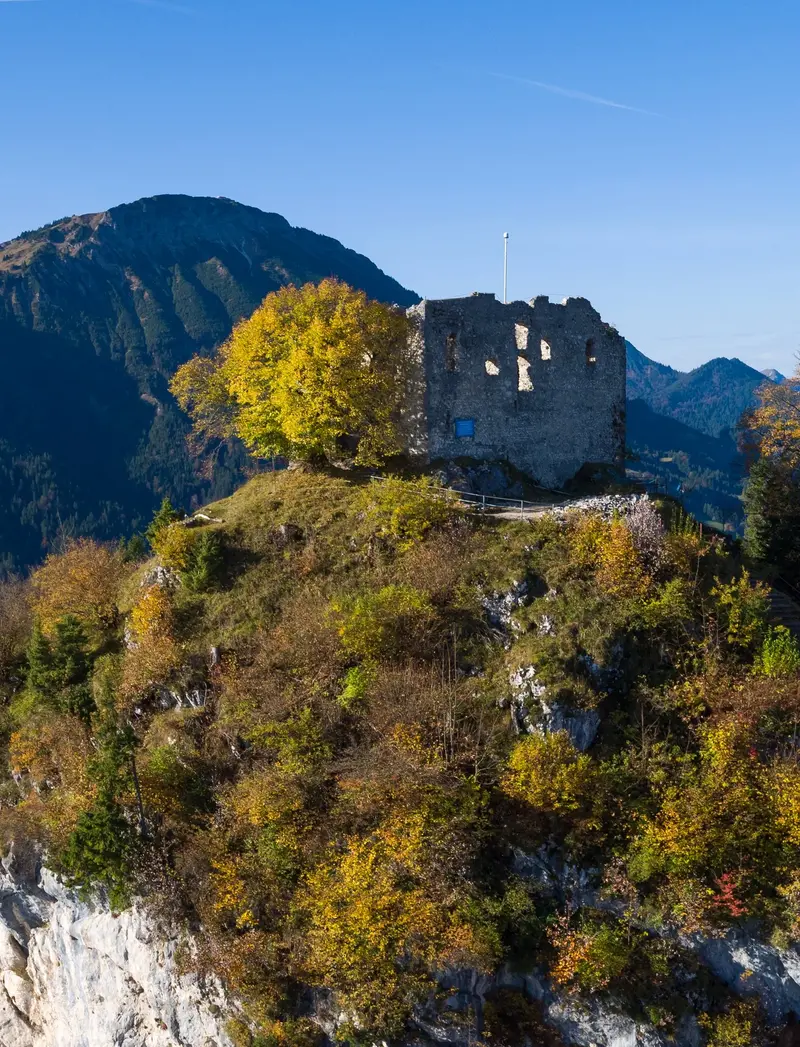 Burgruine Falkenstein in Pfronten im Allgäu