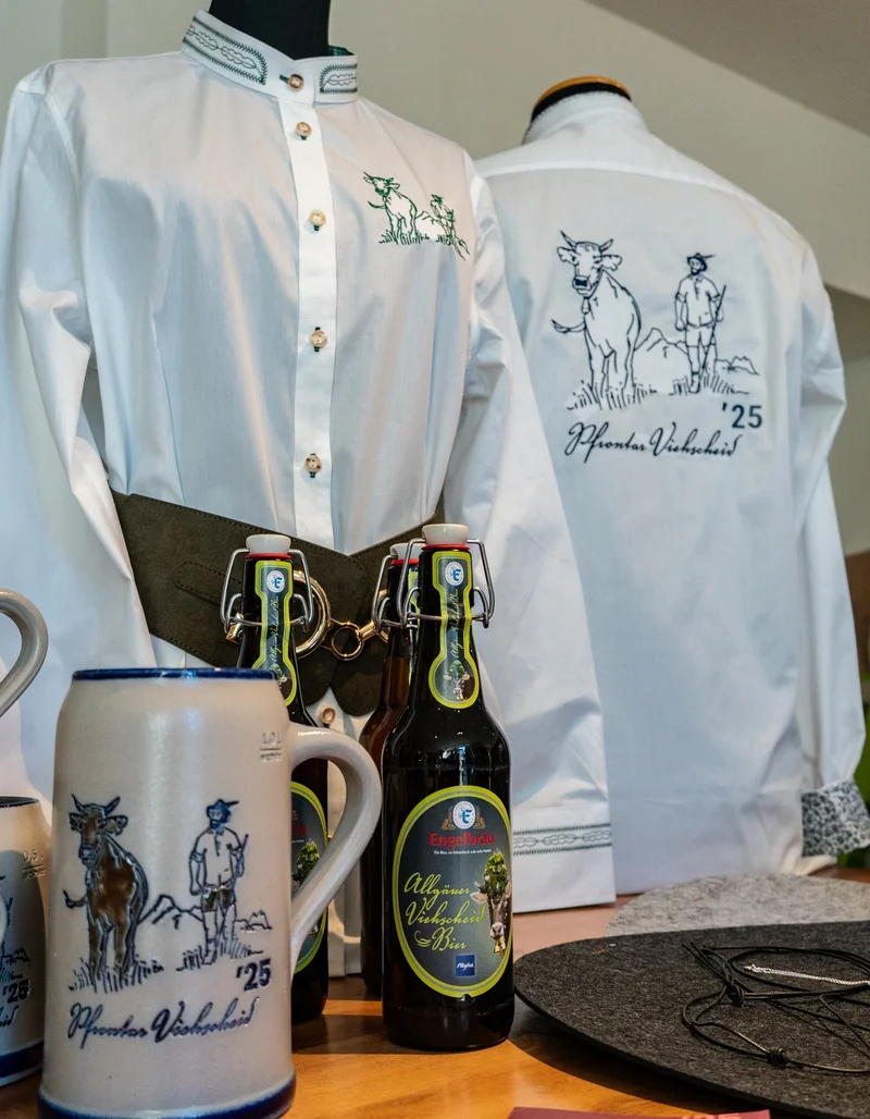 Verschiedene Proukte mit Viehscheid-Bezug