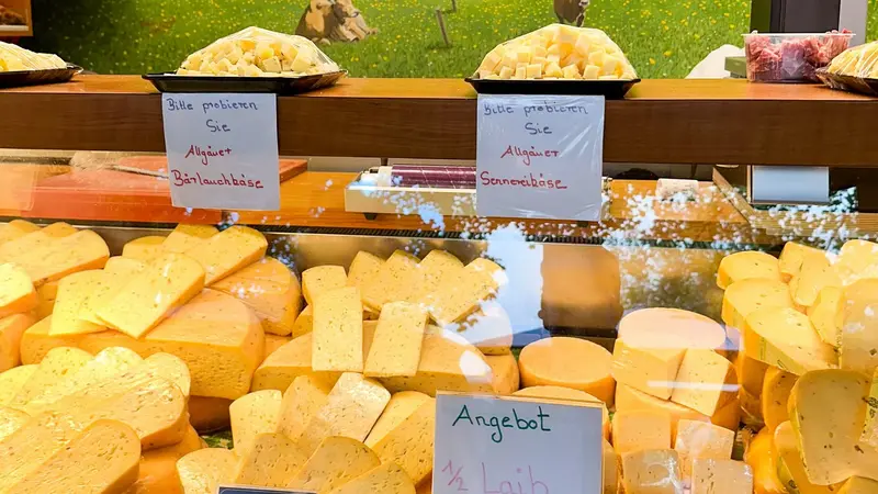 Allgäuer Käse auf dem Krämermarkt