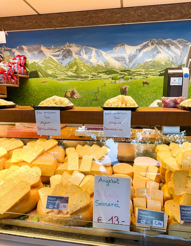 Allgäuer Käse auf dem Krämermarkt