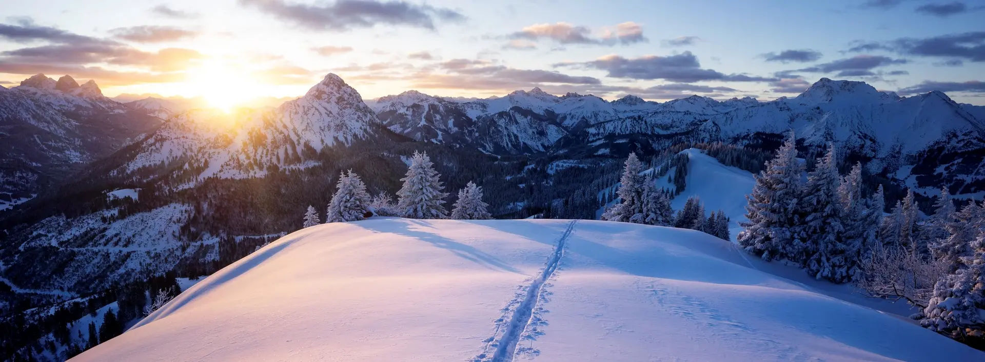 Meine erste Skitour in Pfronten im Allgäu 