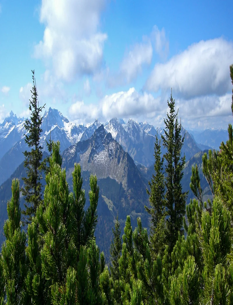 Alpenüberquerung Allgäu Pfronten nach Meran Eine beeindruckende Berglandschaft.