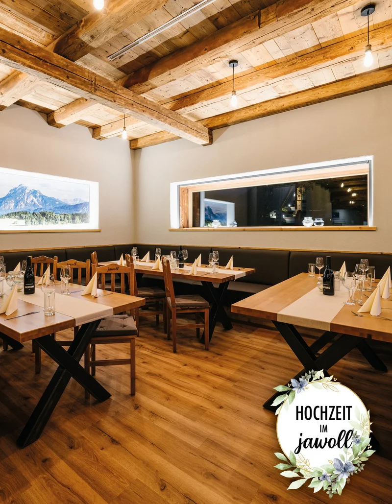 Die Eventlocation Jawoll in Pfronten.