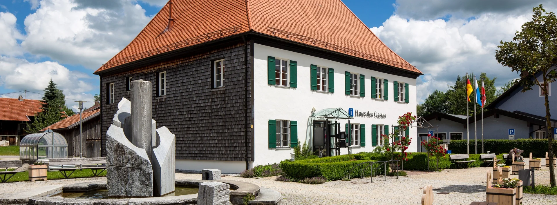 Gästeinformation im Haus des Gastes.