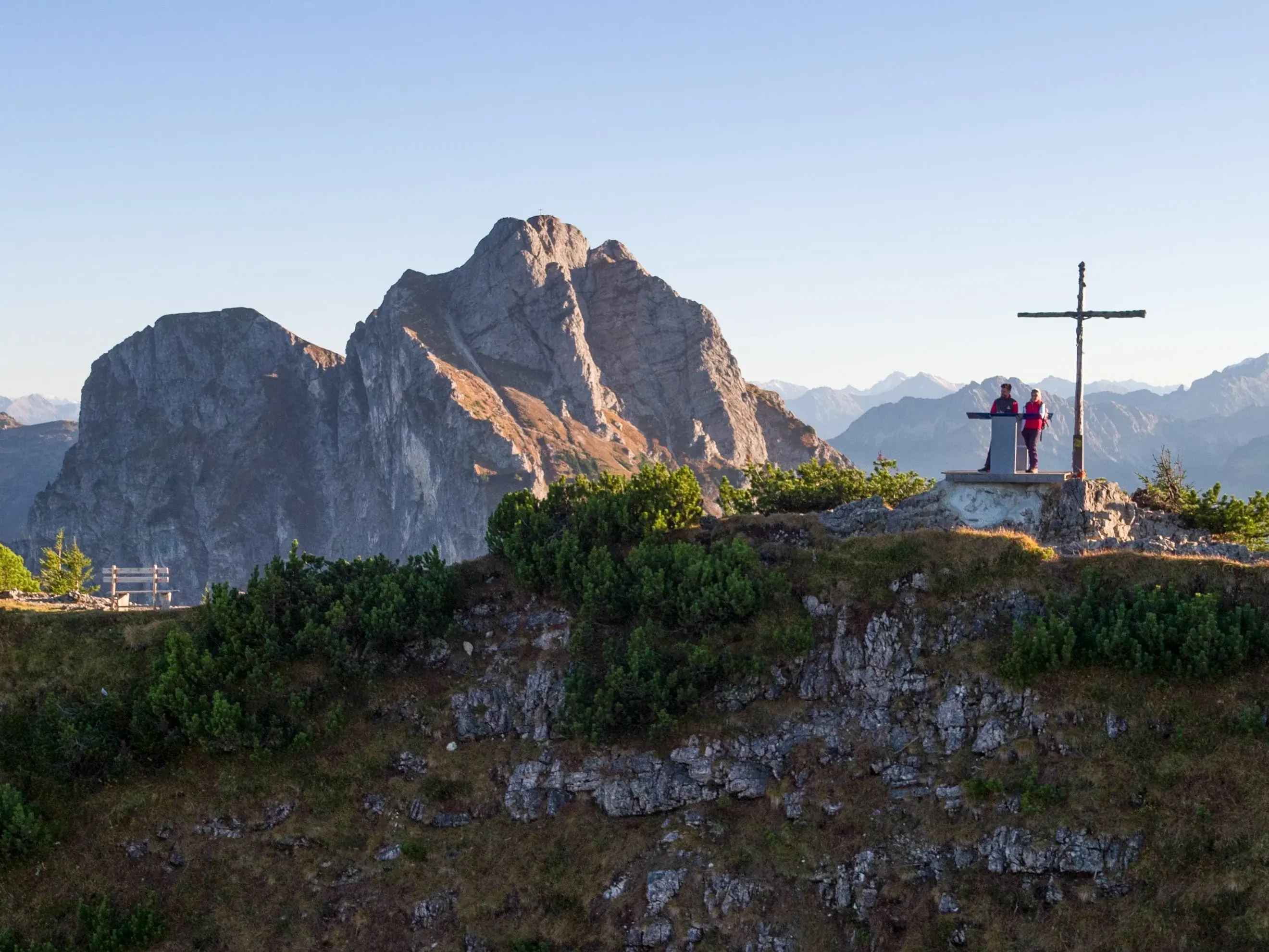 Wanderung zum Gipfelkreuz auf dem Breitenberg