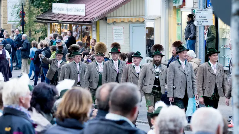 Der Viehscheid Umzug in Pfronten.