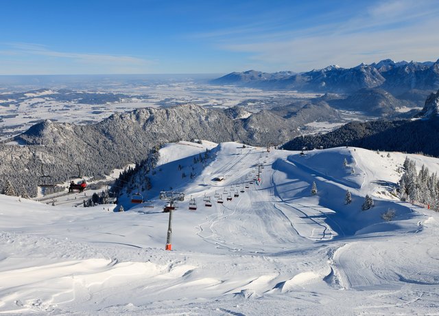 Skisaison in Pfronten im Allgäu