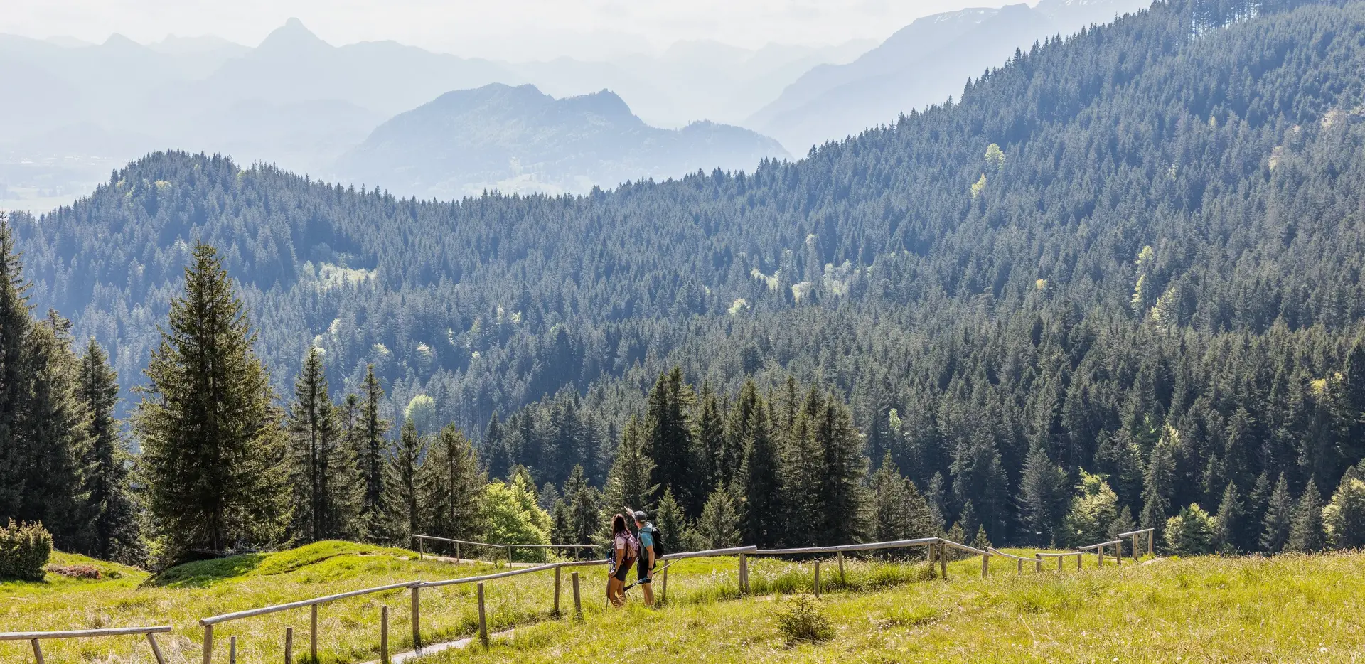 Die abwechslungsreiche Bergwelt in Pfronten entdecken. 