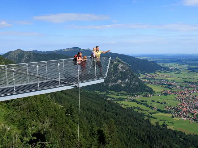 Aussicht über Pfronten im Allgäu