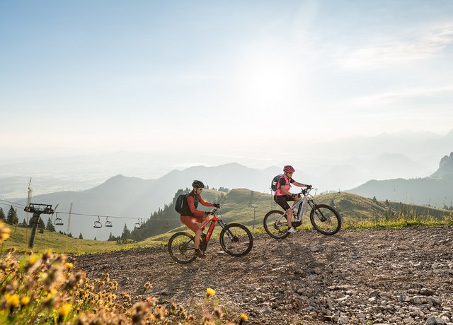 E-Bike Touren in die Berge in Pfronten im Allgäu 