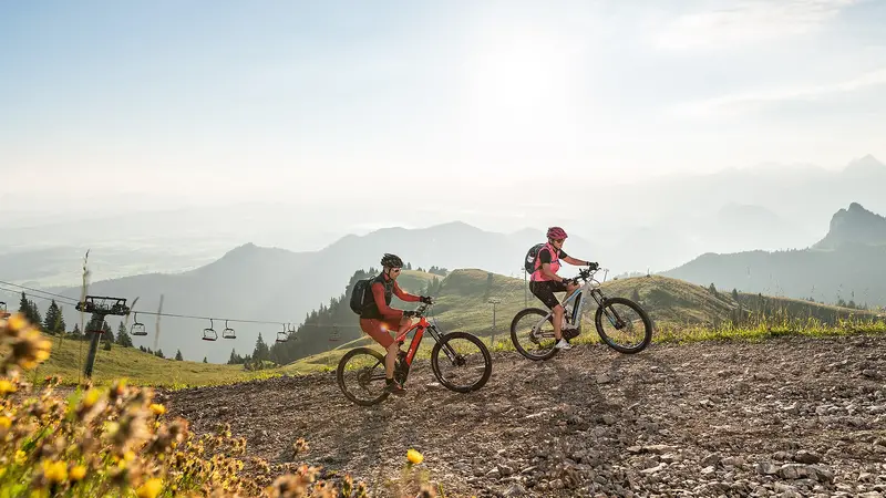 E-Bike Touren in die Berge in Pfronten im Allgäu 