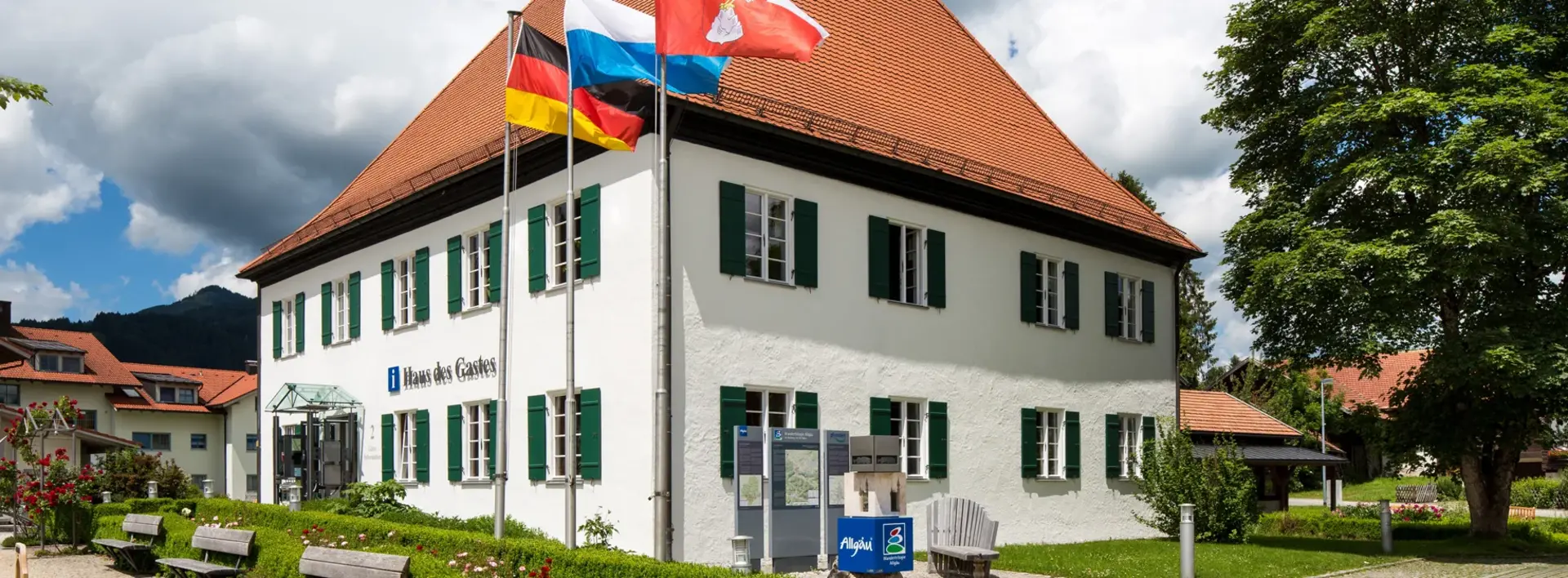 Die Gästeinformation in Pfronten-Ried.