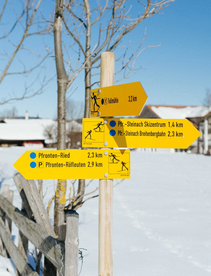 Langlaufen in Pfronten im Allgäu