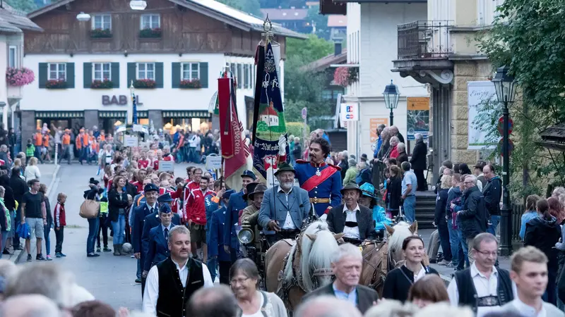 Der Viehscheid Umzug in Pfronten.
