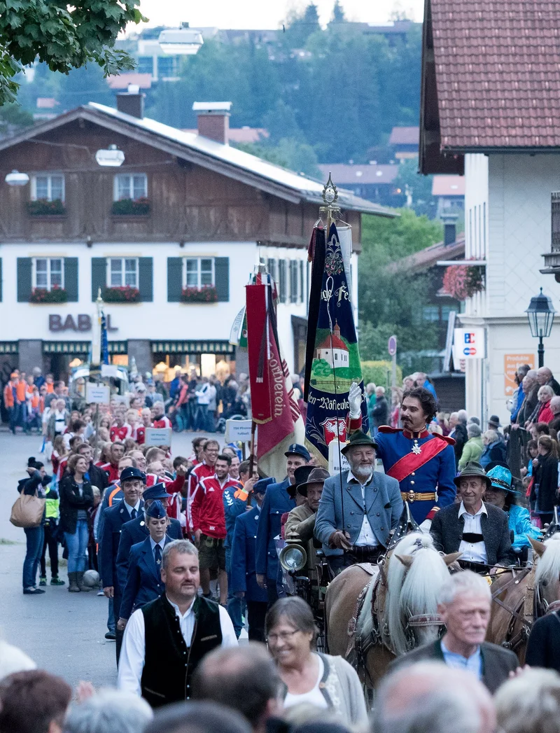 Der Viehscheid Umzug in Pfronten.