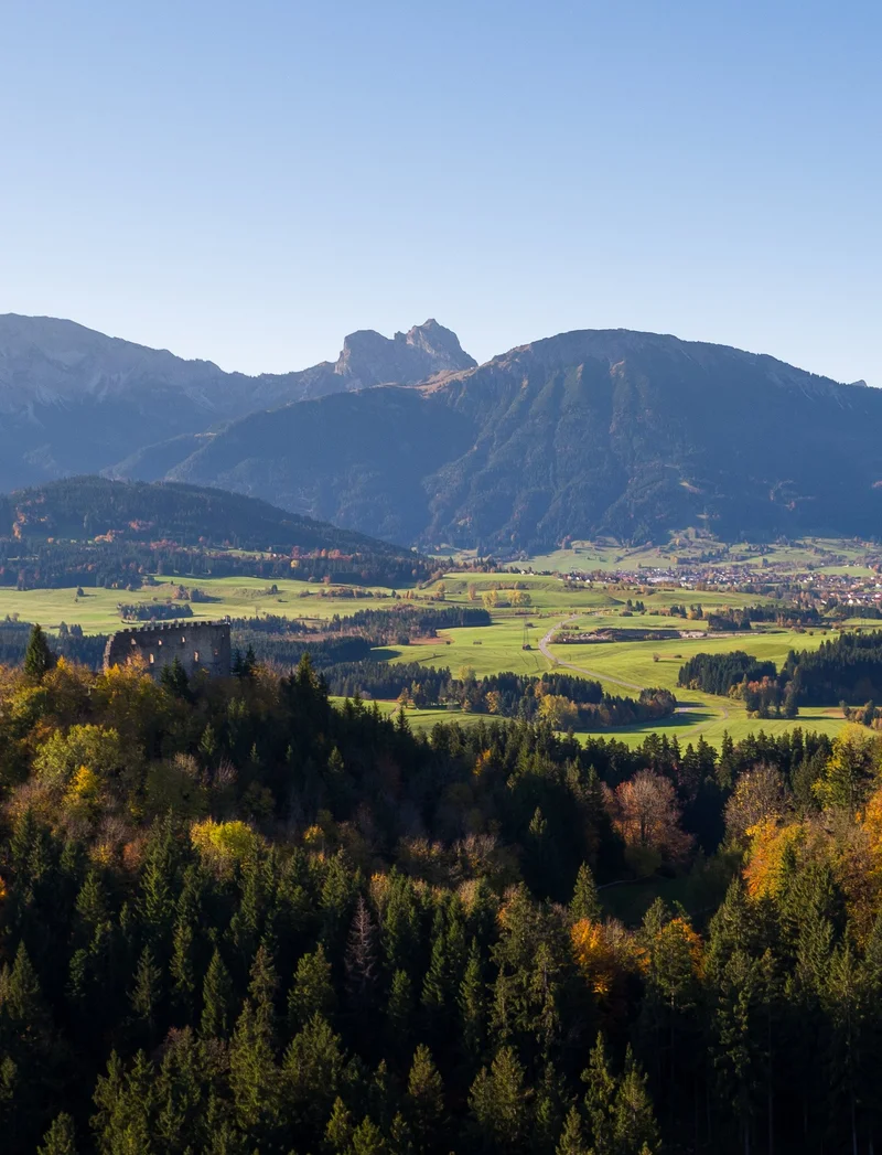Die Burgruinen Hohenfrey- und Eisenberg