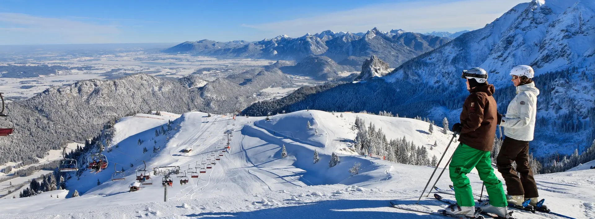 Panoramaausblick vom Breitenberg im Allgäu