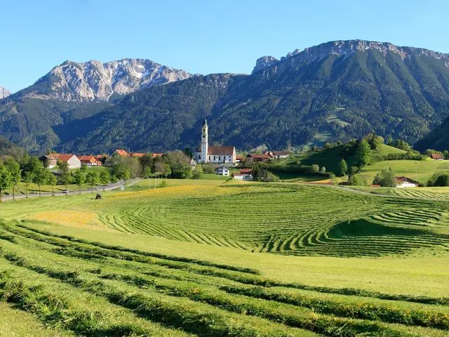 Panoramablick auf den Breitenberg in Pfronten im Allgäu