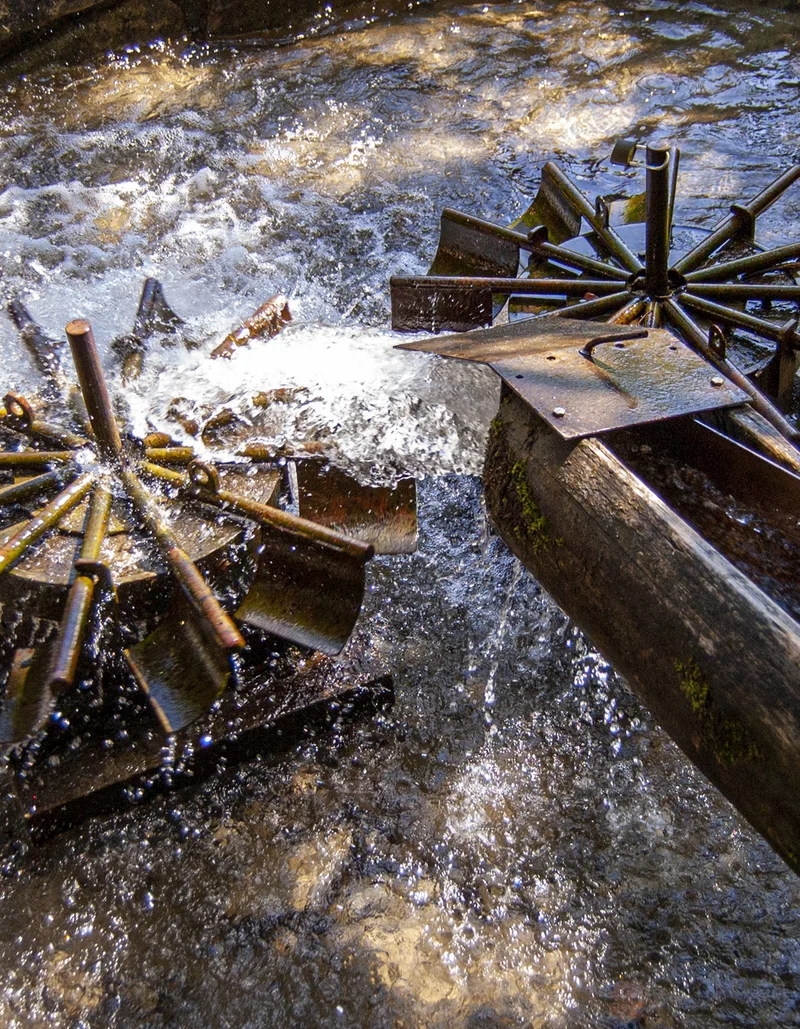 Die Steinkugelmühle in Pfronten im Allgäu.