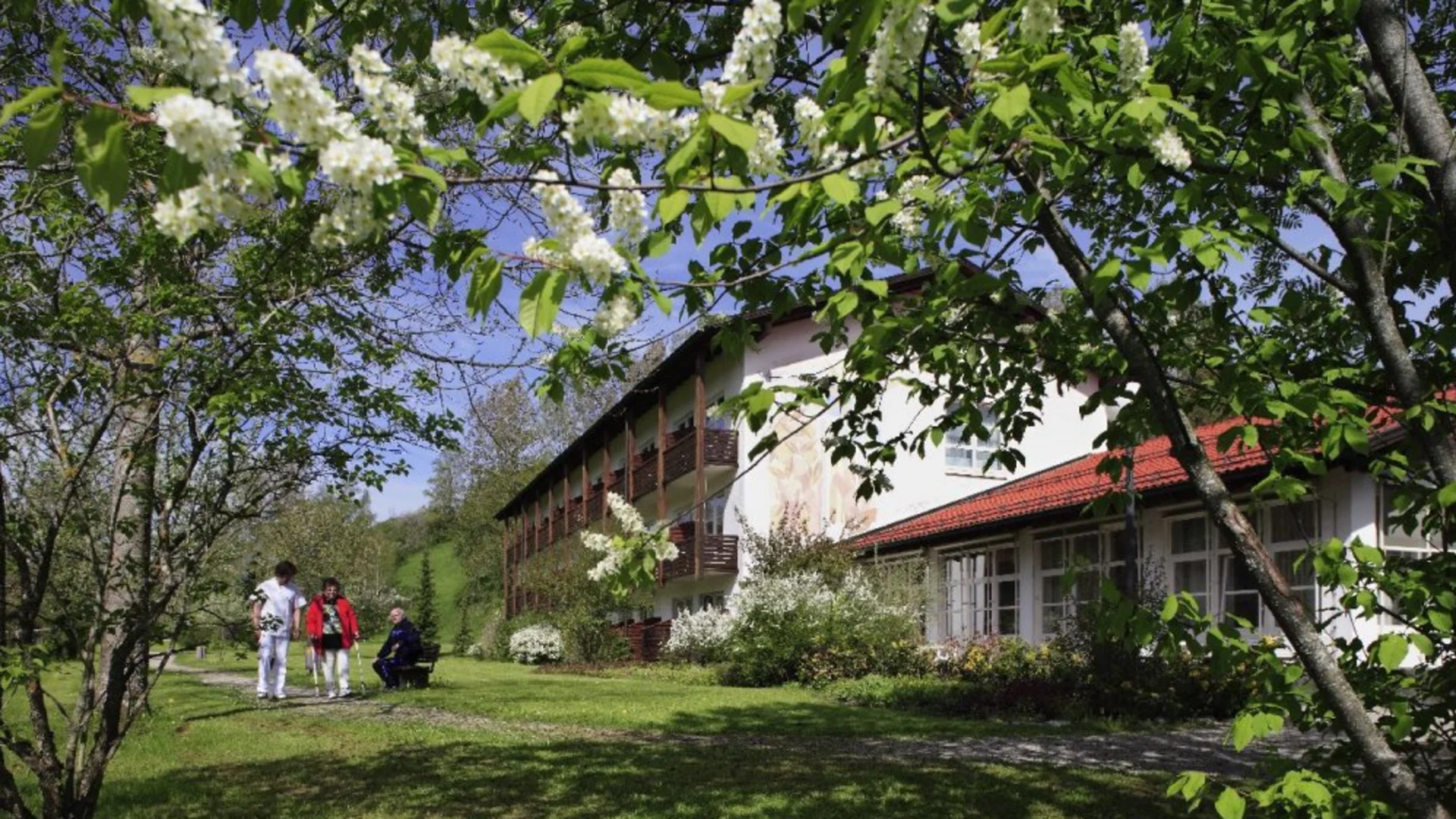 Die Rehaklinik St. Vinzenz in Pfronten im Allgäu.