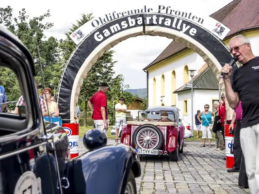 Gut besuchtes Oldtimertreffen in Pfronten im Allgäu.