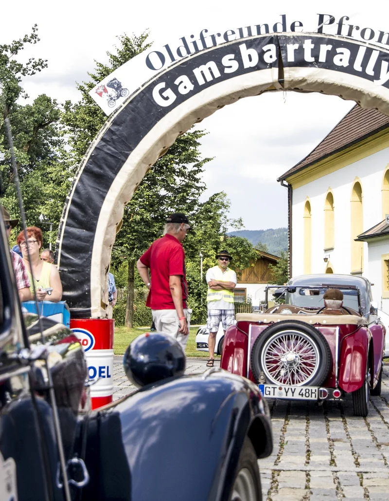 Gut besuchtes Oldtimertreffen in Pfronten im Allgäu.