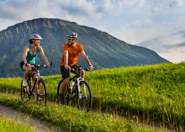 Mit dem Mountainbike durch Pfronten