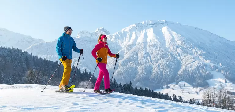 Schneeschuhwandern in Pfronten im Allgäu