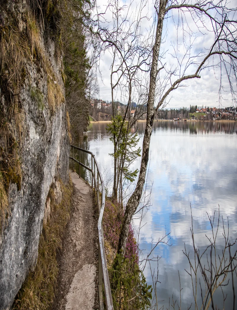 Schöner Rundwanderweg am Weissensee.
