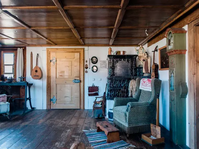 Blick in die Räumlichkeiten des Pfrontener Heimathauses