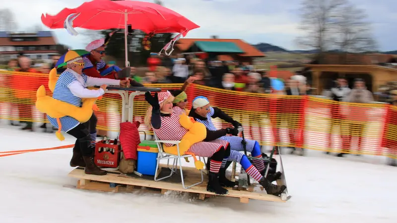 Das Gaudirennen in Pfronten im Allgäu