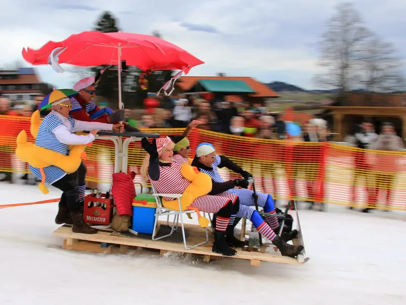 Das Gaudirennen in Pfronten im Allgäu