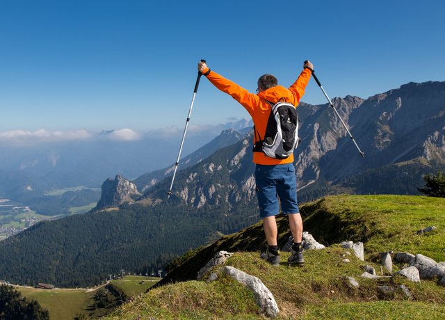 Wandern auf Allgäuer Bergen in Pfronten