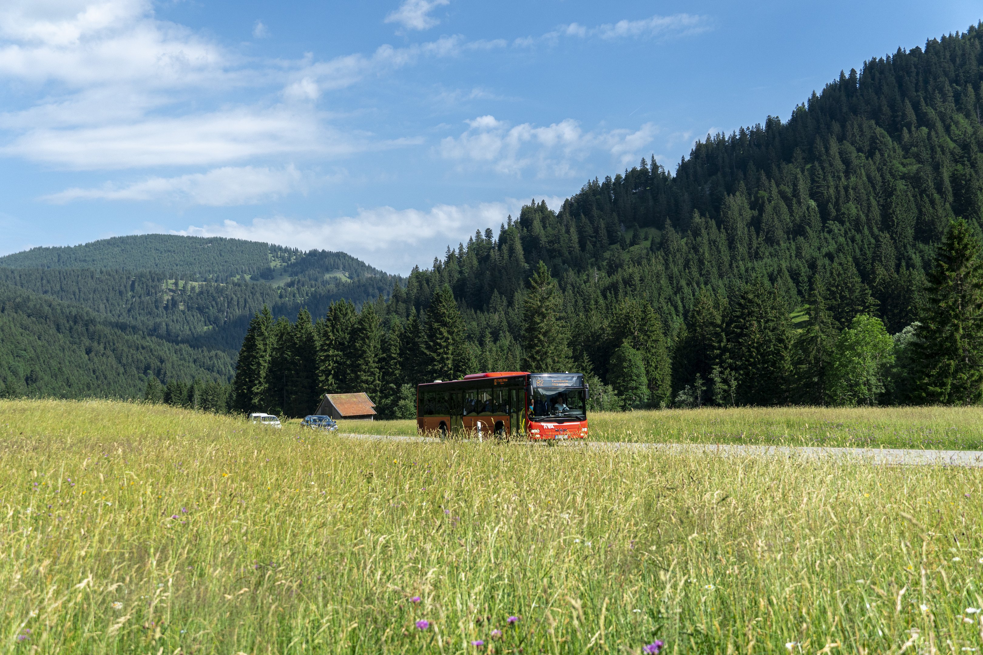öffentliche Verkehrsmittel im Allgäu Bus & Bahn vor Ort